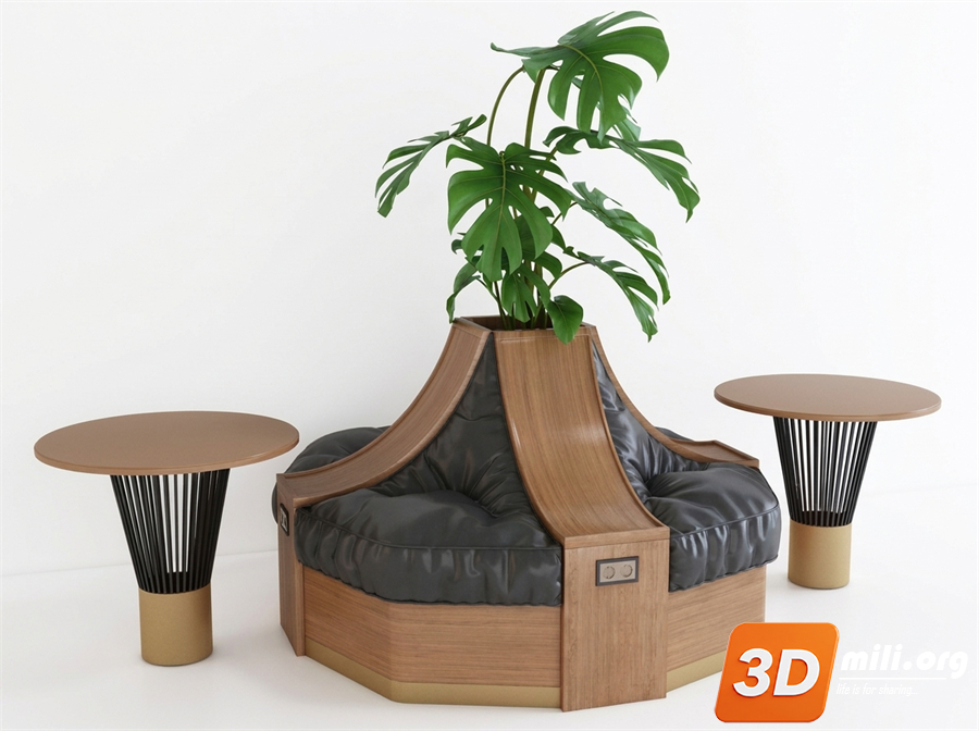 Outdoor Sofa Skp Files
